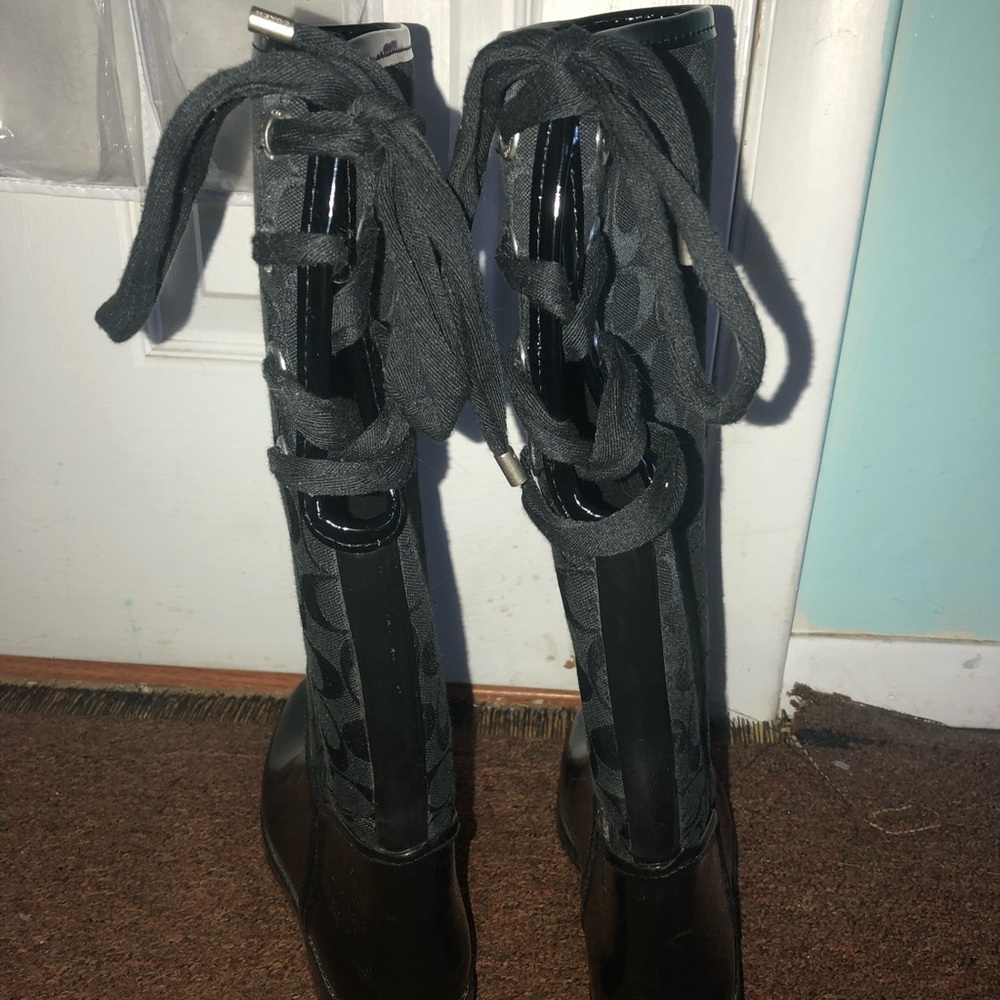 Coach rain boots - Picture 3 of 4